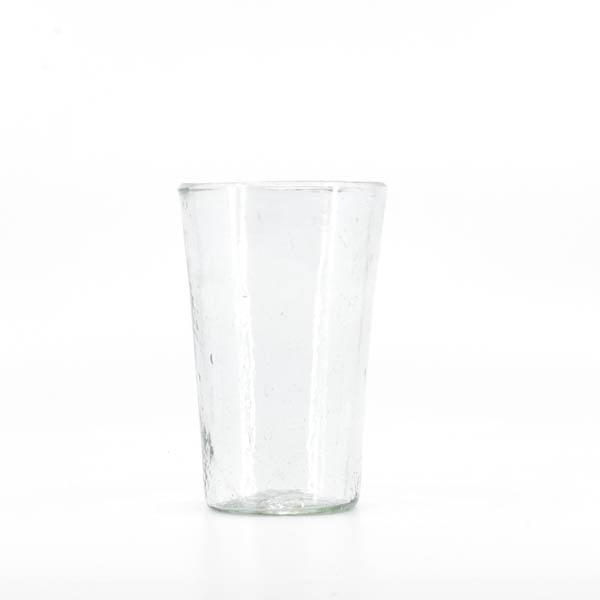 Glas hoch mundgeblasen transparent